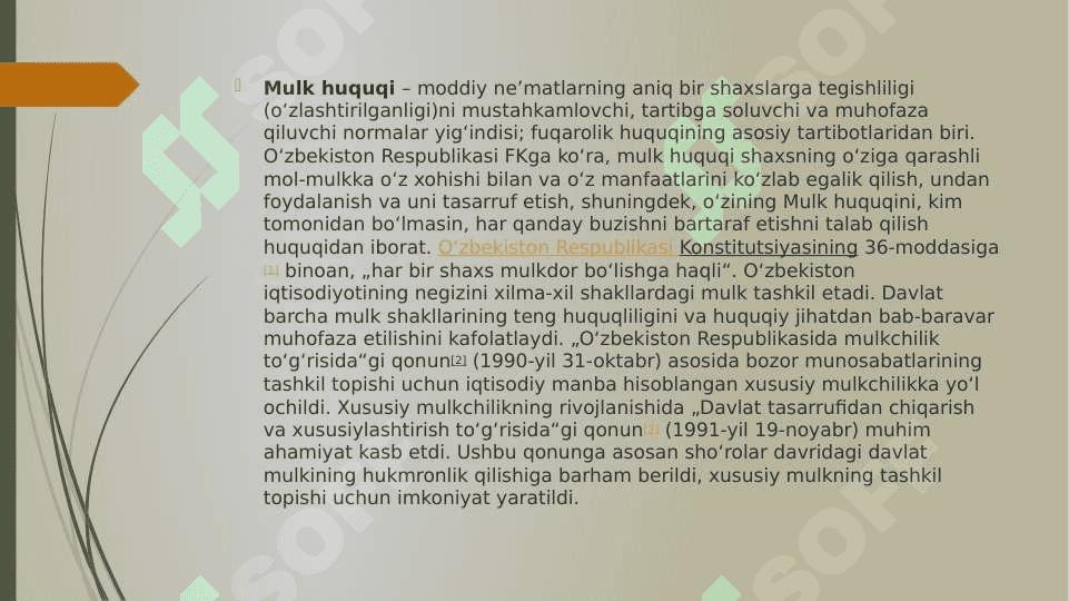 Mulk huquqi 2