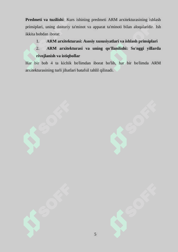 ARM arxitekturasi 5