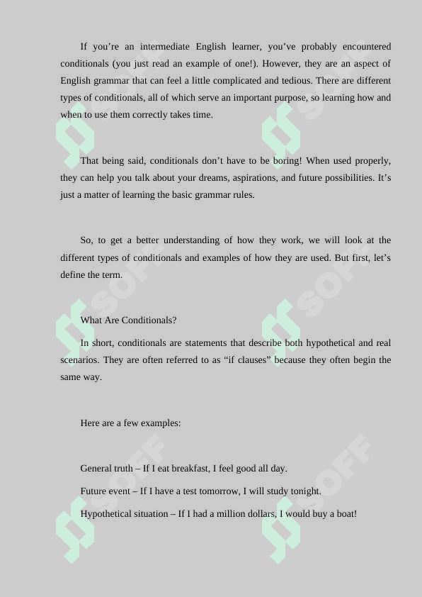If conditional sentences doing exercises 2