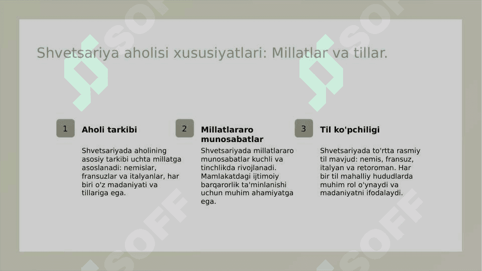Shvetsariya demografiyasi va iqtisodiyoti 8