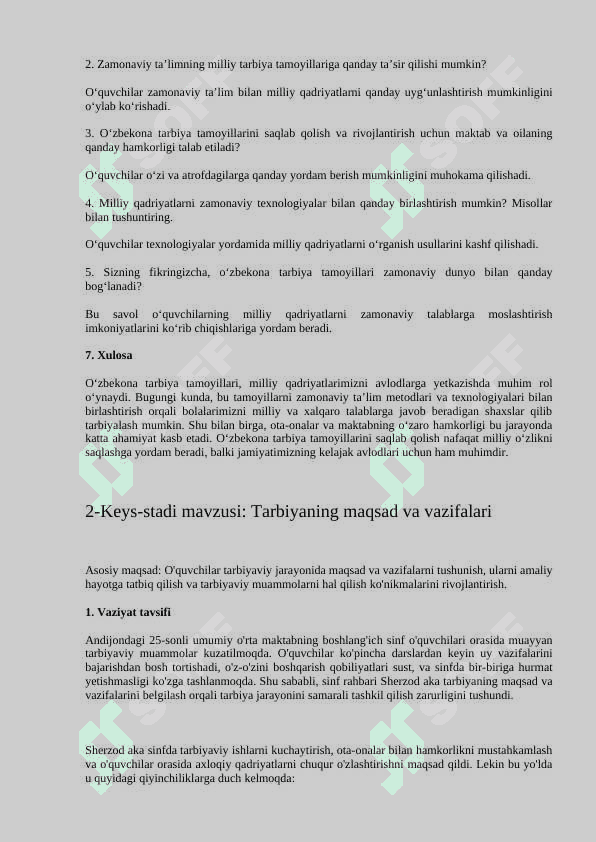 O‘zbekona tarbiya tamoyillari 3