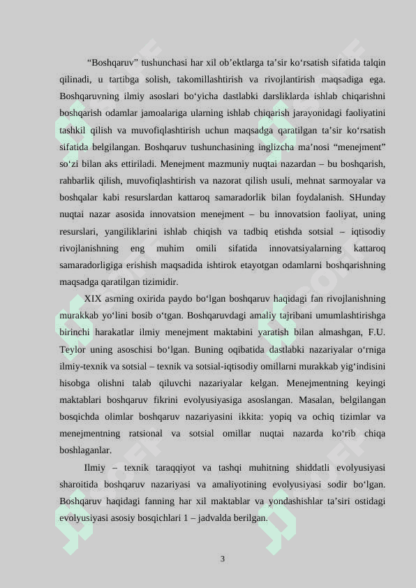 Innovatsion faoliyatning tashkiliy shakllari innavatsion menejmentning metodologiyasi 3