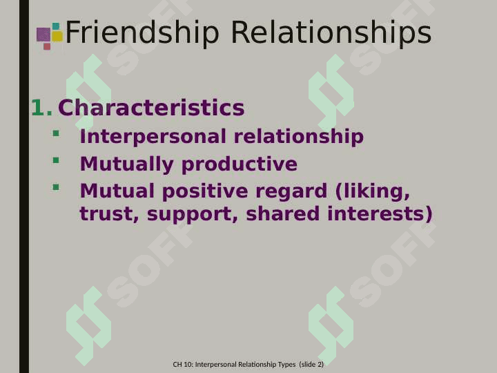Interpersonal relationship stages 2