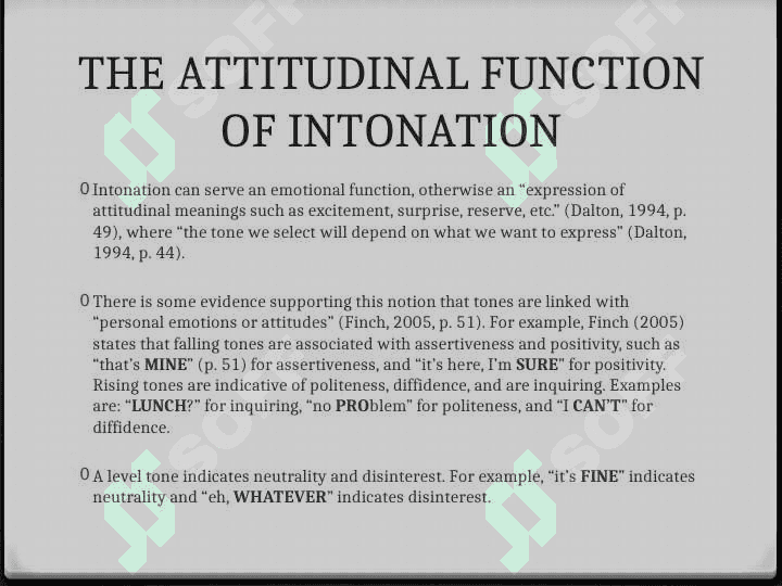 INTONATION AND ITS FUNCTIONS 4