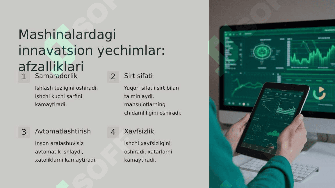 Kimyoviy ishlov berish mashinalari va ularning innavatsion yechimlari. 4