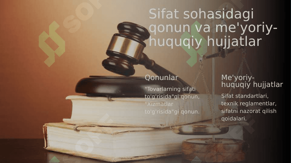 Sifat sohasida davlat siyosatini shakllantirish 4