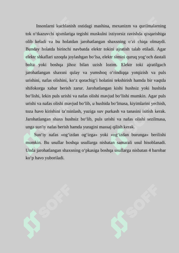 Elektr tokidan qutqarish yo‘llari 3