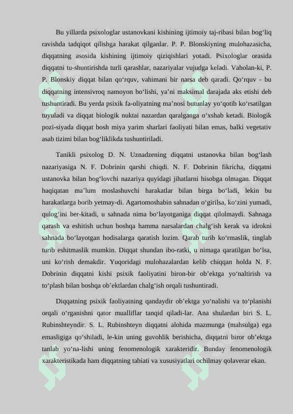 KOGNITIV PSIXOLOGIYADA DIQQAT TADQIQOTLAR. 5
