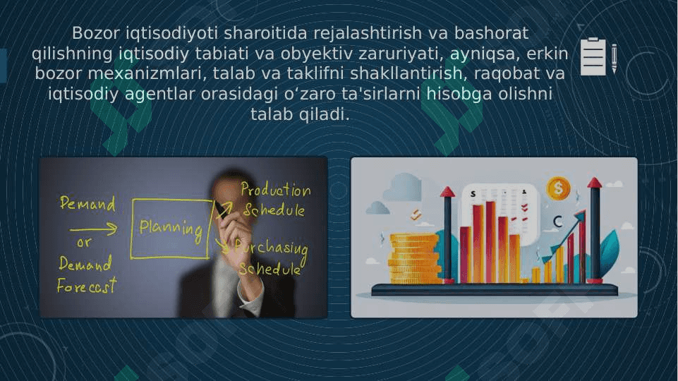 Bozor iqtisodiyoti sahroitlarida rejalashtirish va bashorat qilishning iqtisodiy tabiati va obyektiv zaruriyati 2