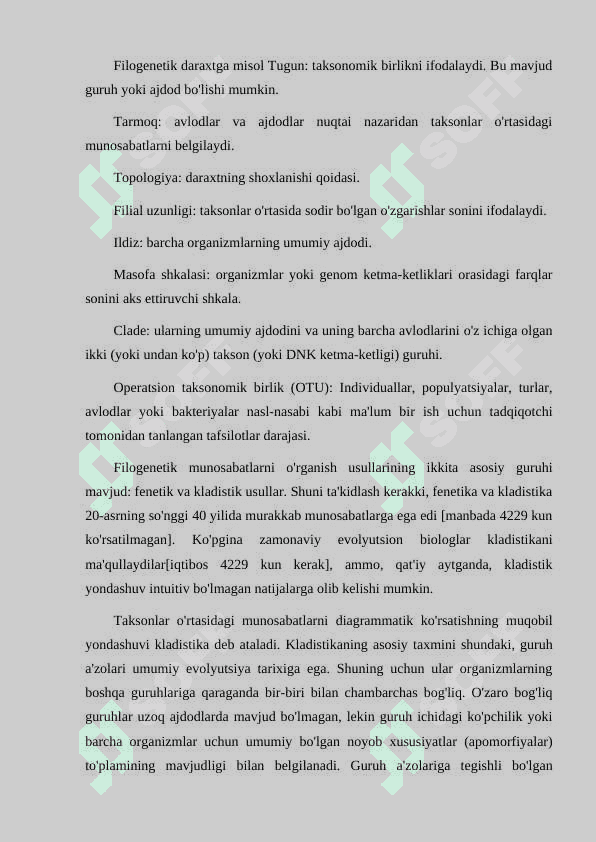 ZAMONAVIY FIOLGENETIK SISTEMA 4