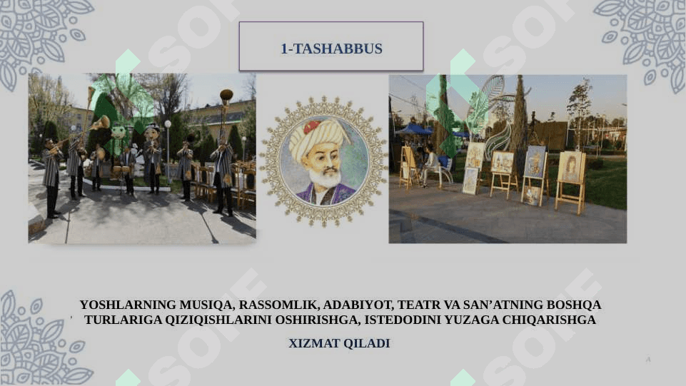 Beshta tashabbus va uning yuksak ma'naviy madaniyatni  ta’minlashdagi o'rni 4