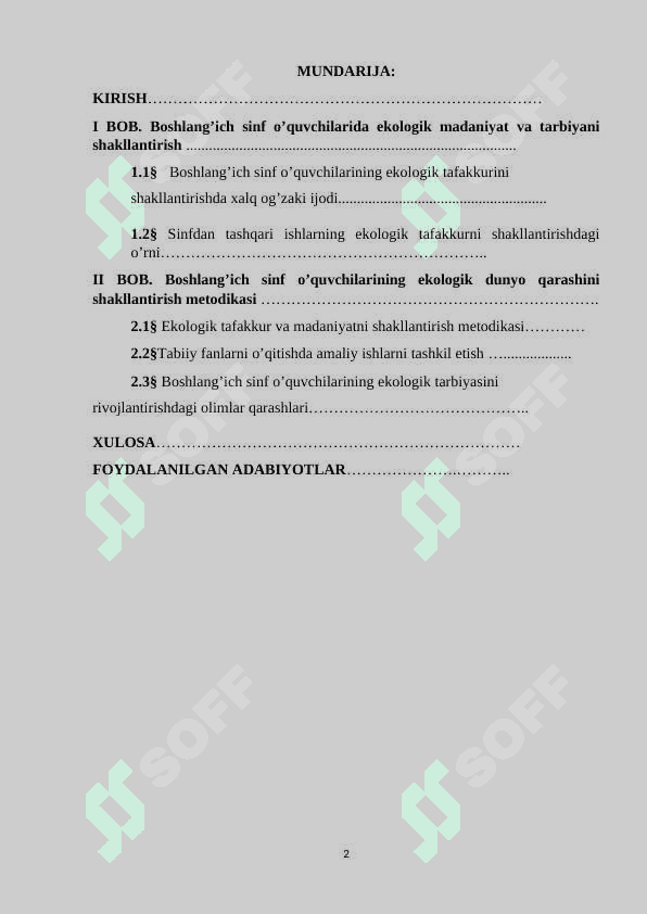 ekologik madaniyat va tarbiyani shakllantirish 2