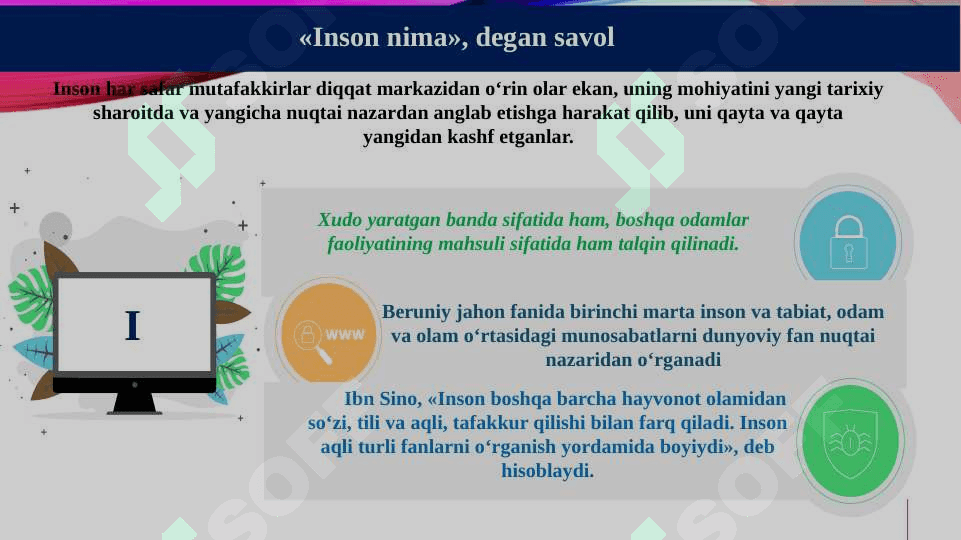 Inson falsafasi (Falsafiy antropologiya) 5