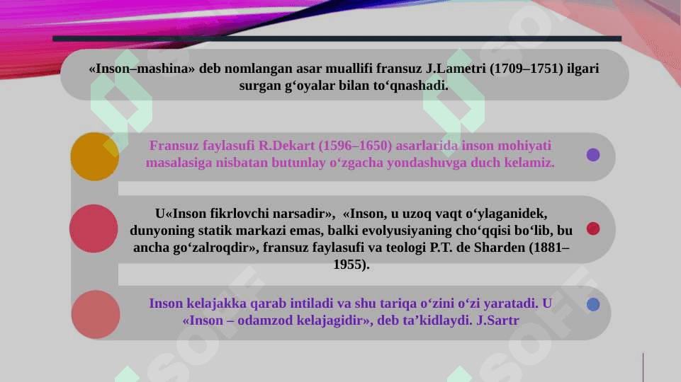 Inson falsafasi (Falsafiy antropologiya) 6