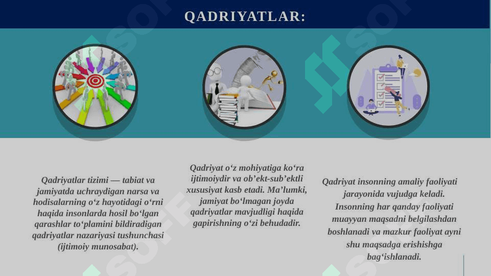 Qadriyatlar falsafasi (aksiologyia) 6