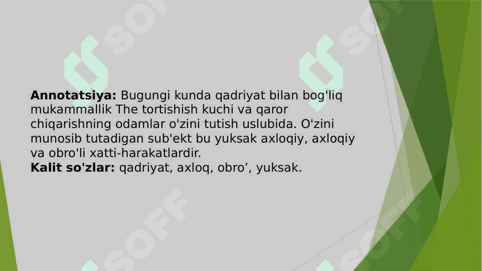 QADRIYAT TUSHUNCHASINING MANOSI VA UNING UMUMIY TAVSIFI 2