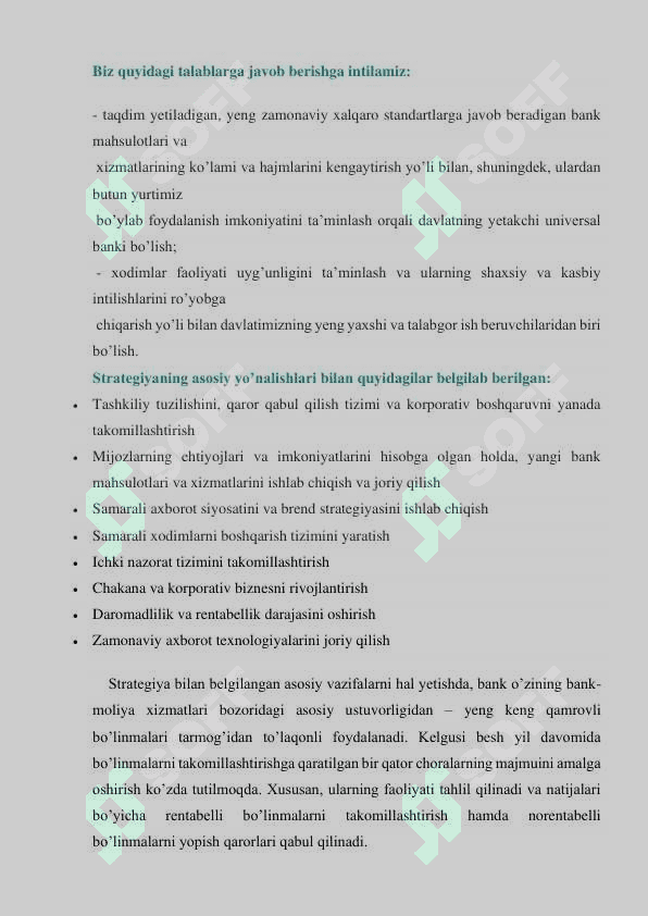 HISOBOT "BANK ISHI" TA’LIM YO'NALISHI BO'YICHA ISHLAB CHIQARISH AMALIYOTI 7