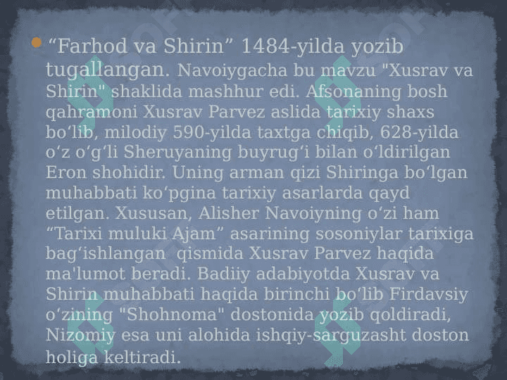 Farhod va  Shirin 2