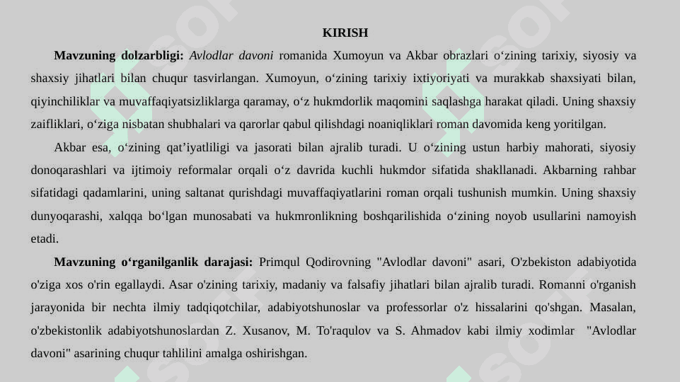 “Avlodlar davoni” romanida Xumoyun va Akbar obrazlari tasviri 3