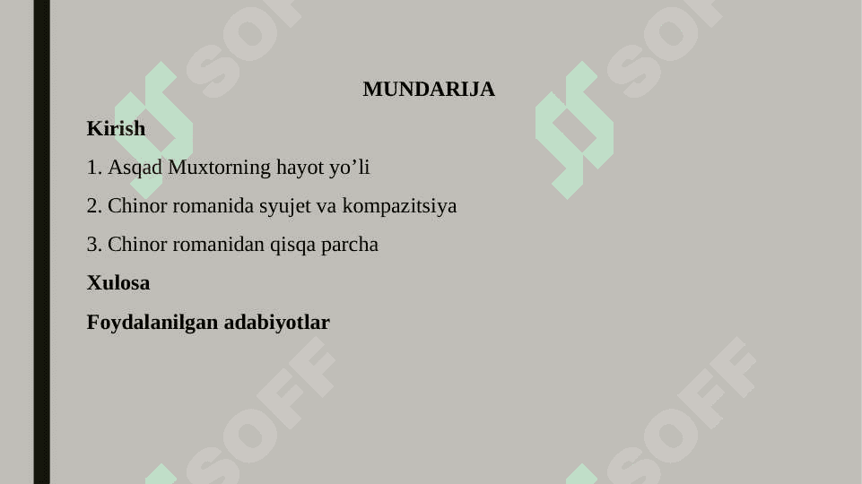 Asqad Muxtorning “Chinor” romanida syujet va kompozitsiya 2