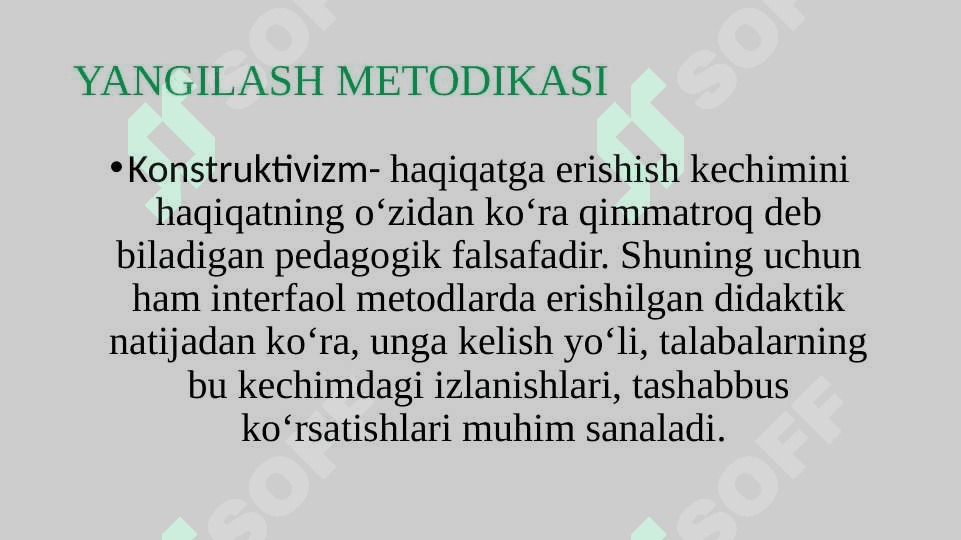 ADABIYOT O‘QITISH METODIKASIGA XOS BO‘LGAN TAMOYILLAR. MILLIY ADABIY TA’LIMDA BADIIY ASARLARNI O‘RGANISHNING O‘ZIGA XOS XUSUSIYATLARI 8
