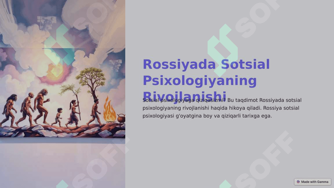 Rossiyada Sotsial Psixologiyaning Rivojlanishi 3