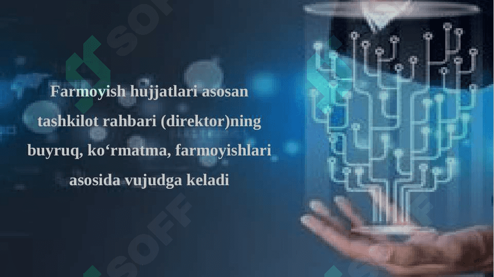 FARMOYISH HUJJATLARI: KO'RSATMA, FARMOYISH 2