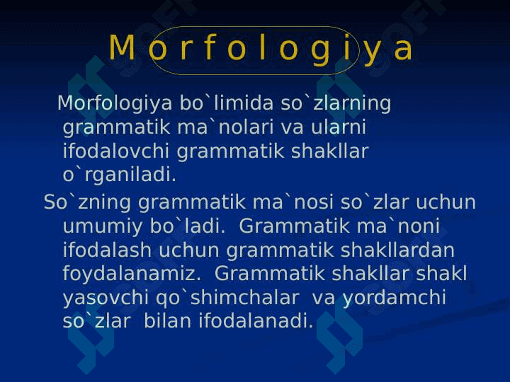 Mustaqil so’z turkumlari 3