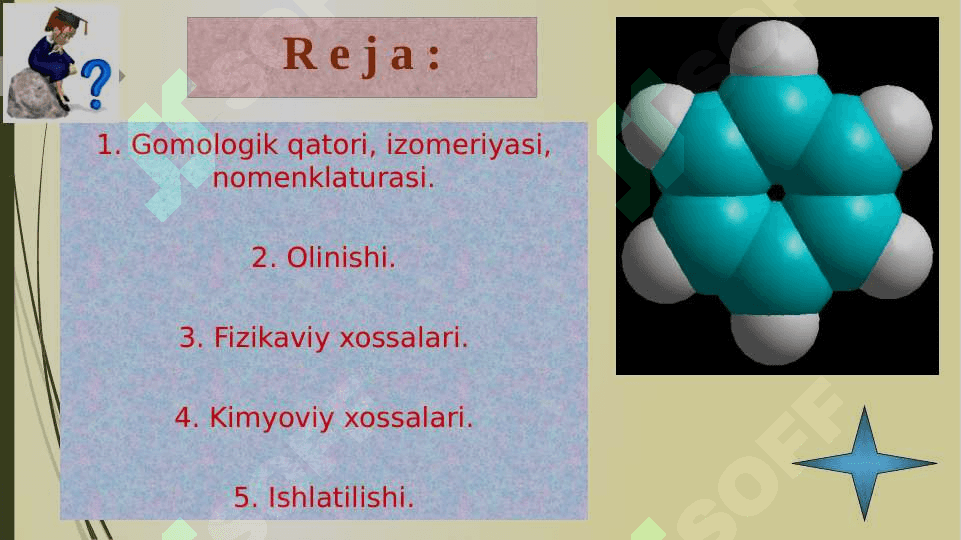 Arenlar tuzilishi olinishi fizik xossalari 2