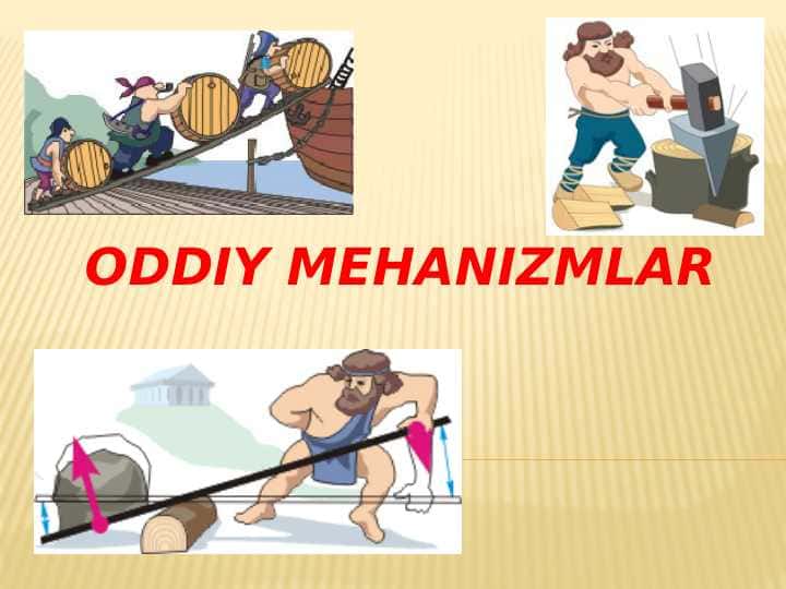 oddiy mexanizmlar 1