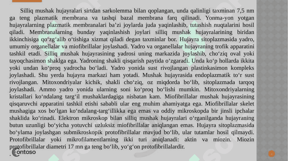 Muskul to’qimasi 4