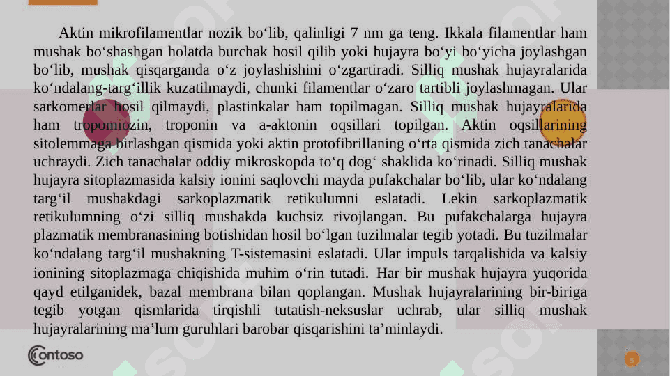 Muskul to’qimasi 5