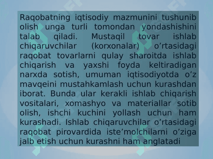 RAQOBATNING MOHIYATI VA SHAKLLARI 4