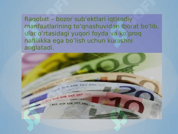RAQOBATNING MOHIYATI VA SHAKLLARI 5
