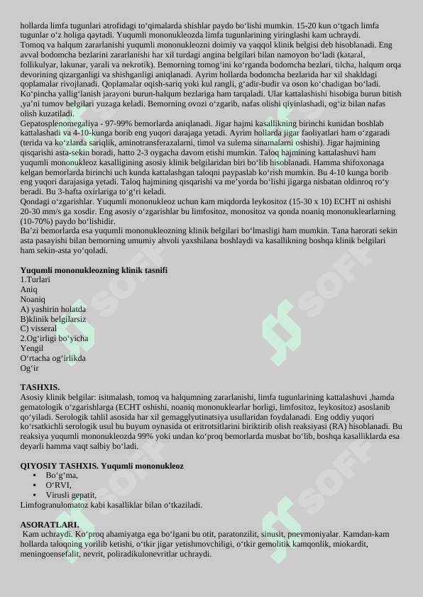 Bolalarda yuqumli mononukleoz 2