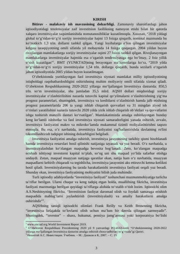 Iqtisodiyotni modernizatsiyalash 2