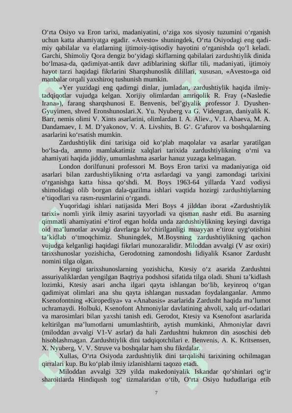 Tarixshunoslik fanining predmeti: maqsad va vazifalari 7