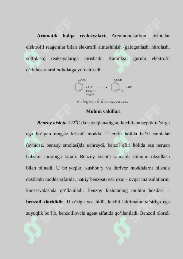 AROMATIK KARBON KISLOTALAR 8
