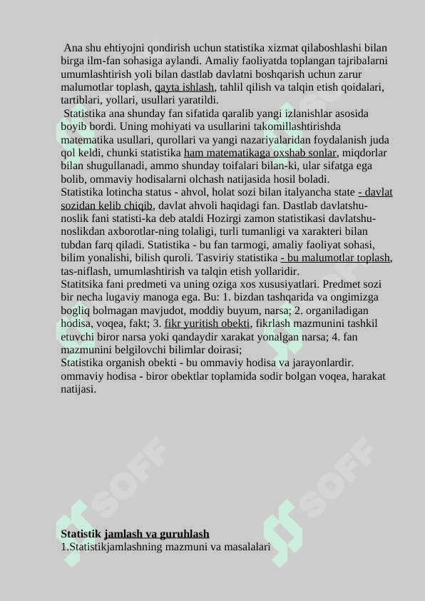 Aholi harakatining statistik ko'rsatkichlari. 3