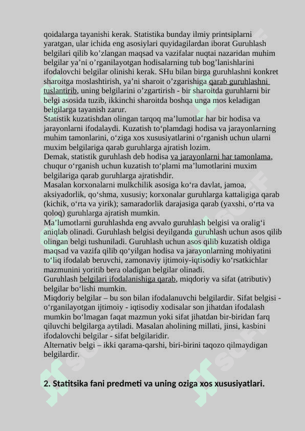 Aholi harakatining statistik ko'rsatkichlari. 5