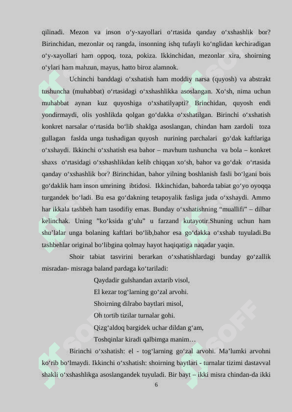 XX asr o`zbek she`riyatida tarixiy obraz talqini (Abdulla Oripov ijodi misolida) 6