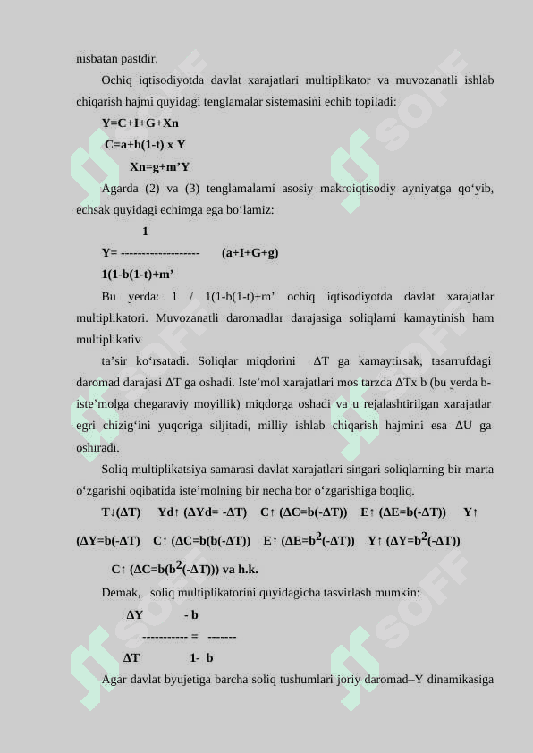 BALANSLASHGAN BUDJET MULTIPLIKATORI 4