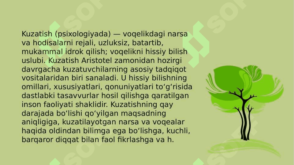 Kuzatish va eksperiment ontogenez psixologiyasining , psixik ontogenezi 2