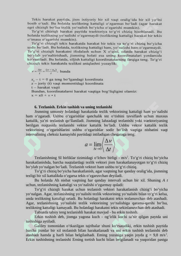Odam harakatlari kinematikasi va dinamikasi. Inson harakatida mexanik ish va energiya 8