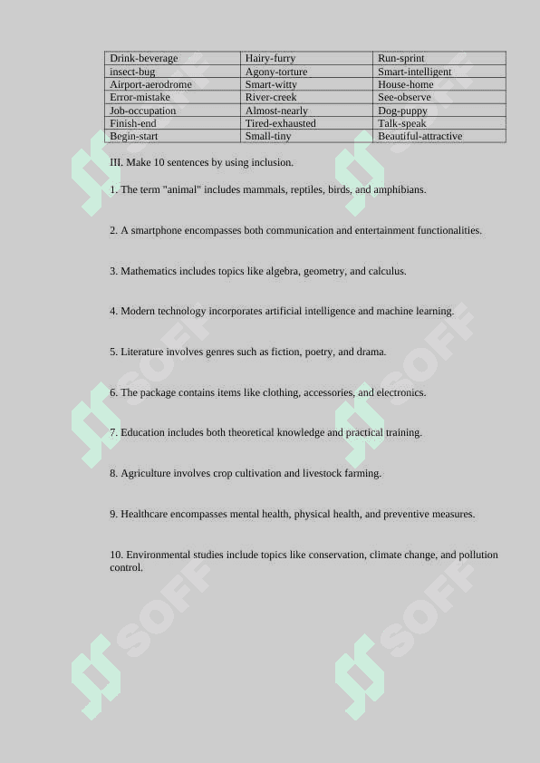 cognitive semantics independent work 7 / kognitiv semantika mustaqil ish 7 2