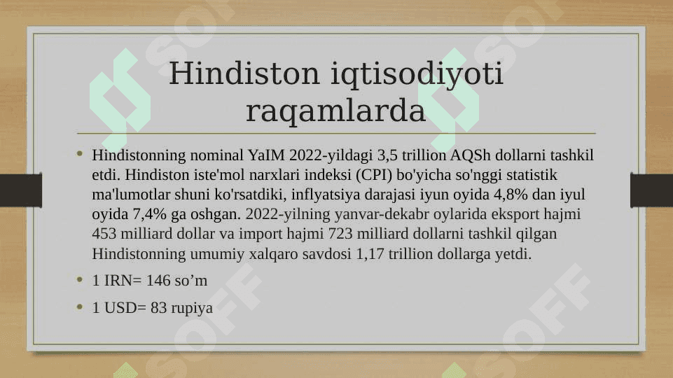 Hindiston iqtisodiyoti 3