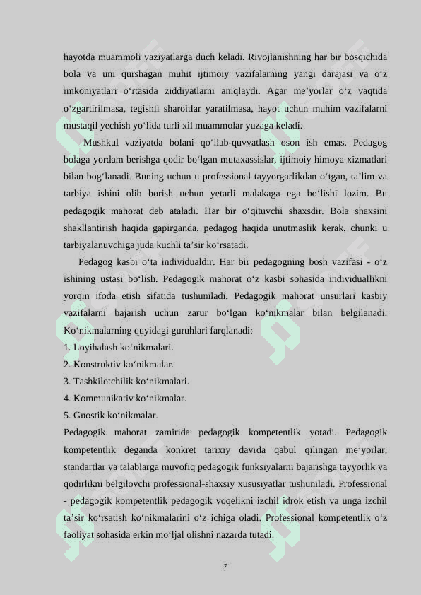 Ijtimoiy pedagogik faoliyat mazmuni va uni amalga oshirish mavzusidagi 8