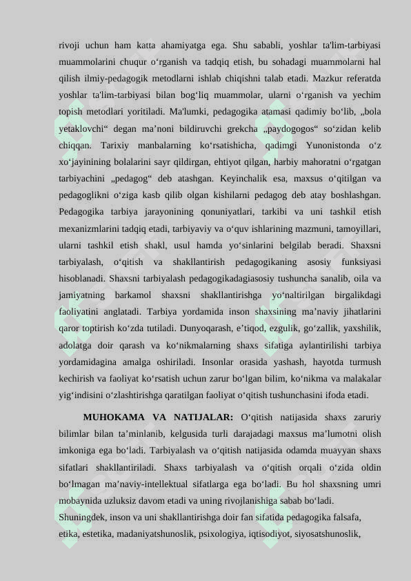 “Yoshlar ta'lim-tarbiyasi muammolarini tadqiq etishning ilmiy-pedagogik metodlari” 3