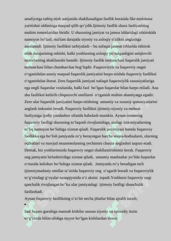 Yoshlarda ta’lim tarbiyasida ijtimoiy o’z o’zini anglashga tayyorlikni shaklantirish 4