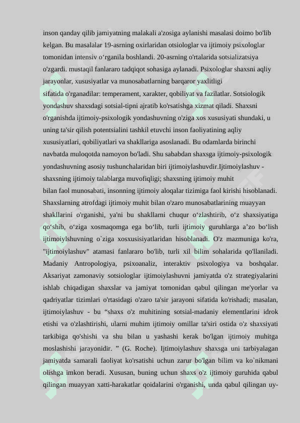 Yunogogikada shaxs va  Ijtimoiylashuv muammo va yechimlar 2